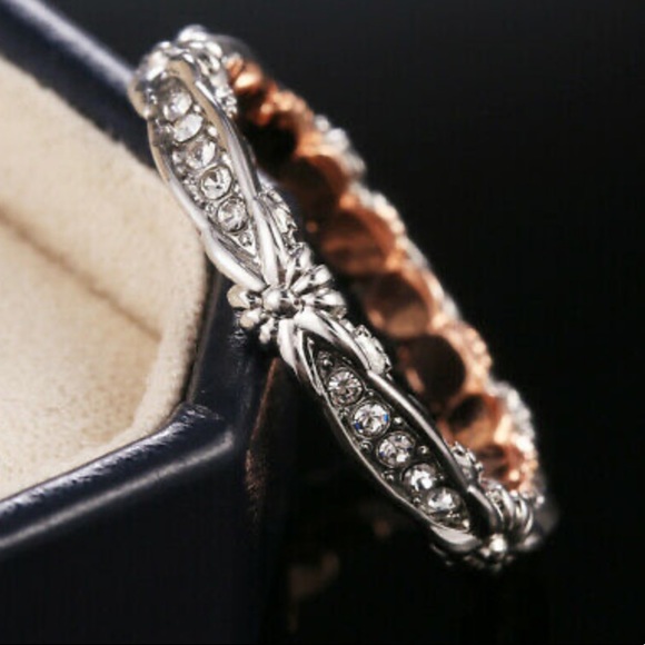 New Sterling silver/18k gold plated ring - Picture 5 of 5